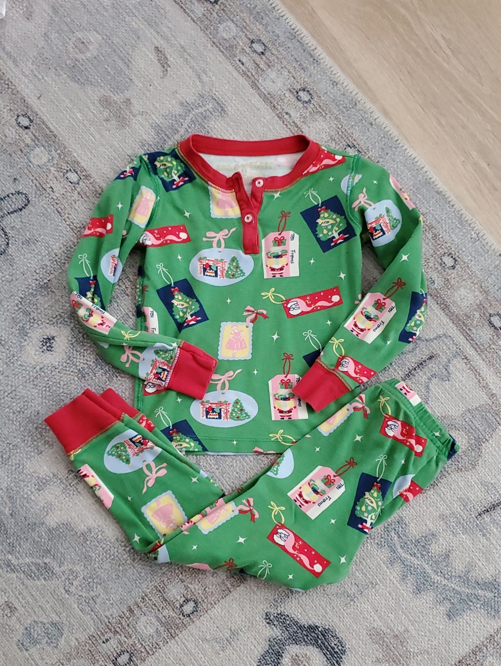 The Beaufort Bonnet Company Christmas Holiday Toddler Girls Pajamas Sz4T